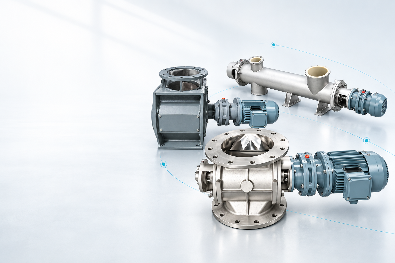 Rotary valve and conveying equipment product matrix