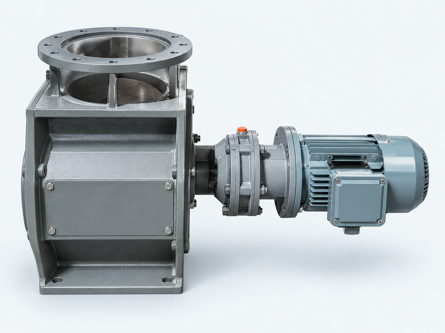 TGF rotary valve with direct-coupled motor drive